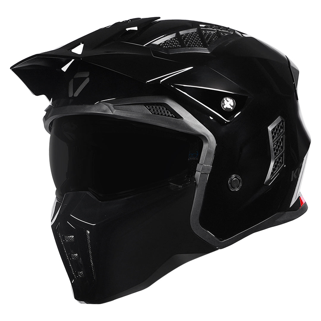 Korda StormTrooper Modular Solid Helmet (Gloss Black)