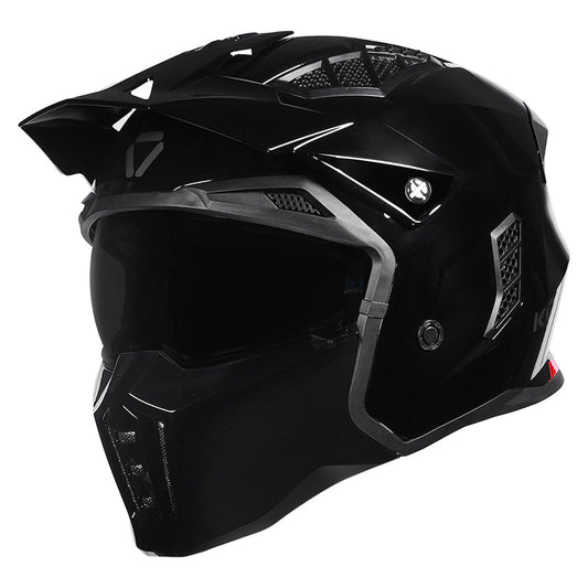 Korda StormTrooper Modular Solid Helmet (Gloss Black)