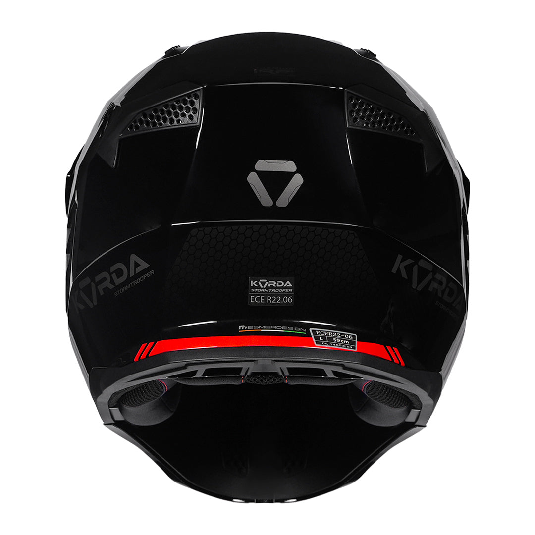 Korda StormTrooper Modular Solid Helmet (Gloss Black)
