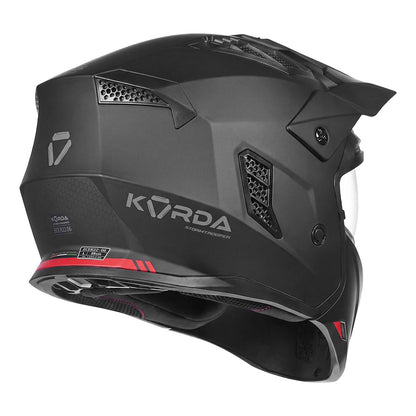 Korda StormTrooper Modular Solid Helmet (Matt Black)