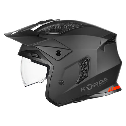 Korda StormTrooper Modular Solid Helmet (Matt Black)