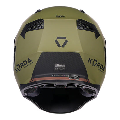 Korda StormTrooper Modular Solid Helmet (Olive Green)