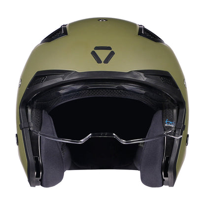 Korda StormTrooper Modular Solid Helmet (Olive Green)