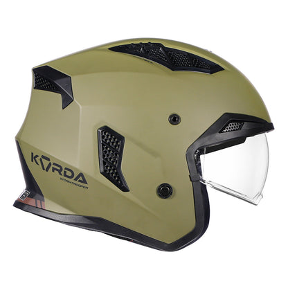 Korda StormTrooper Modular Solid Helmet (Olive Green)