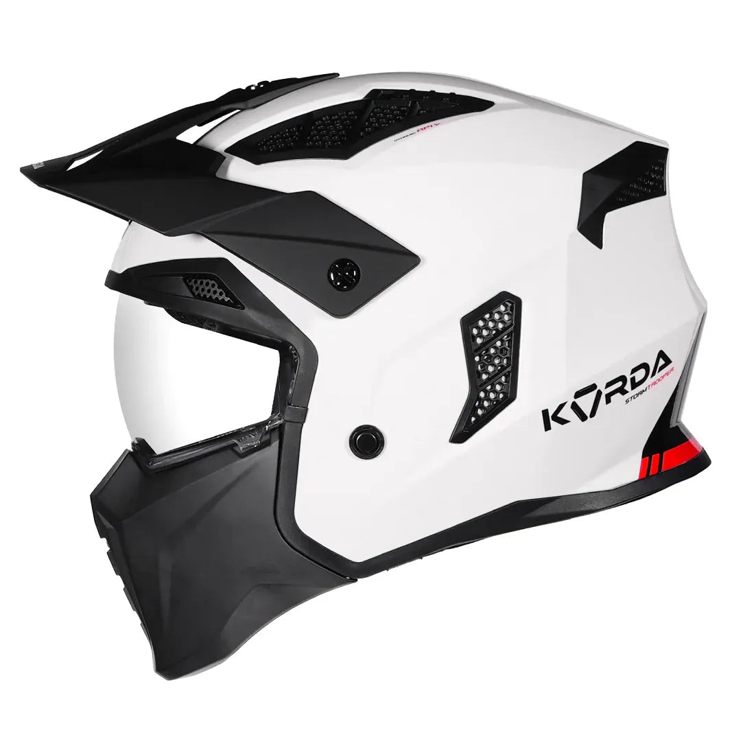 Korda StormTrooper Solid White Modular - Helmet
