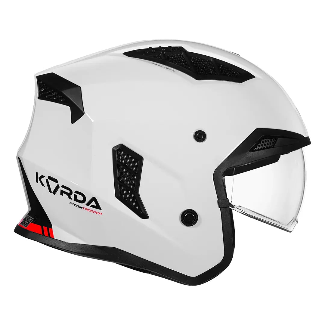 Korda StormTrooper Solid White Modular - Helmet