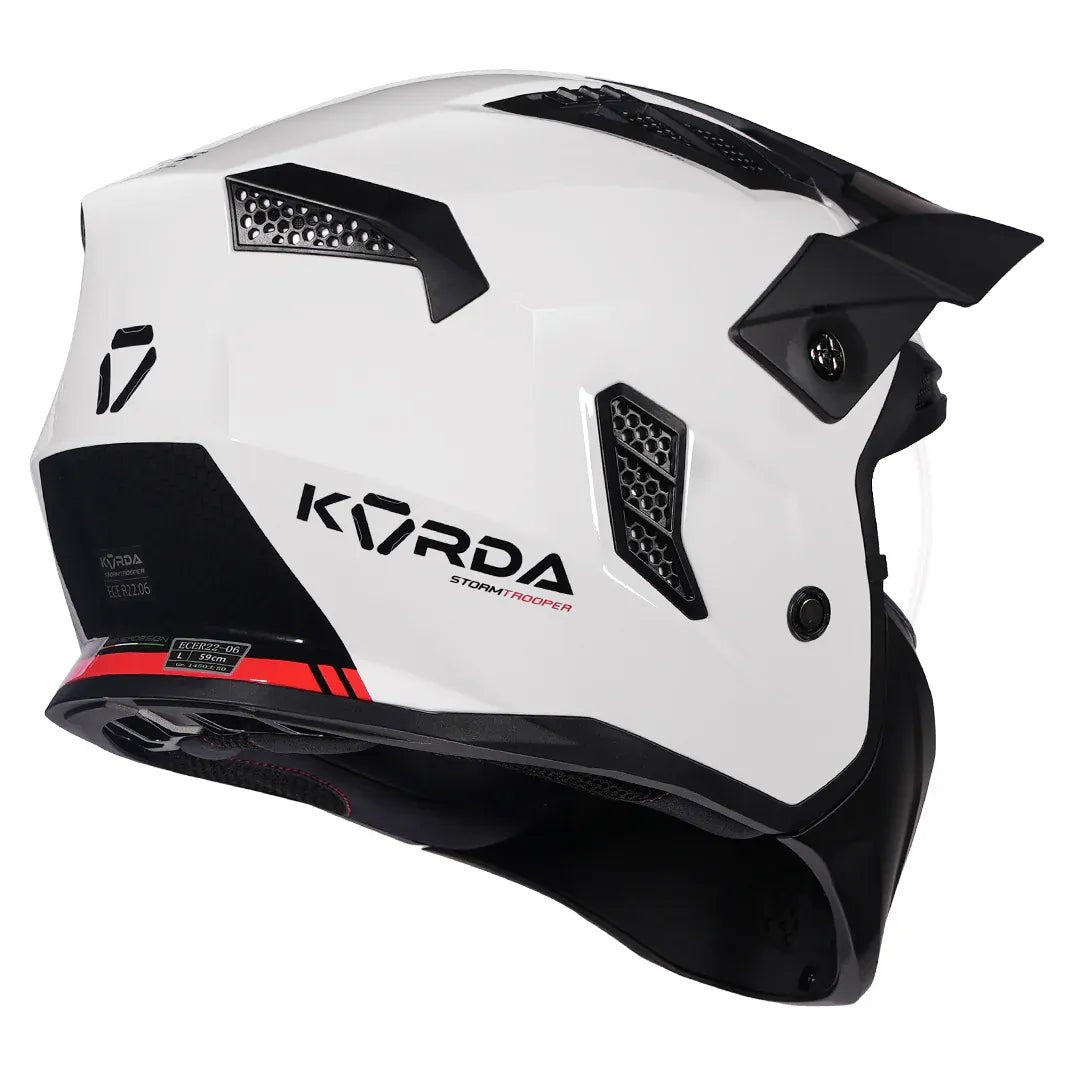 Korda StormTrooper Solid White Modular - Helmet