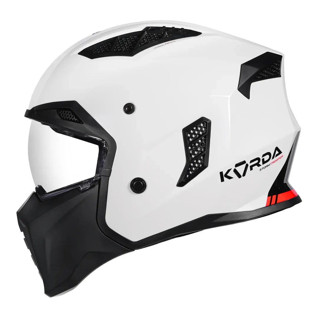 Korda StormTrooper Solid White Modular - Helmet