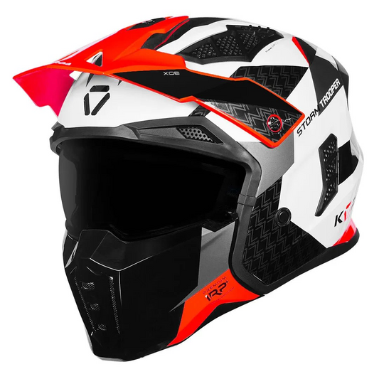 Korda StormTrooper XOE White Red Modular - Helmet