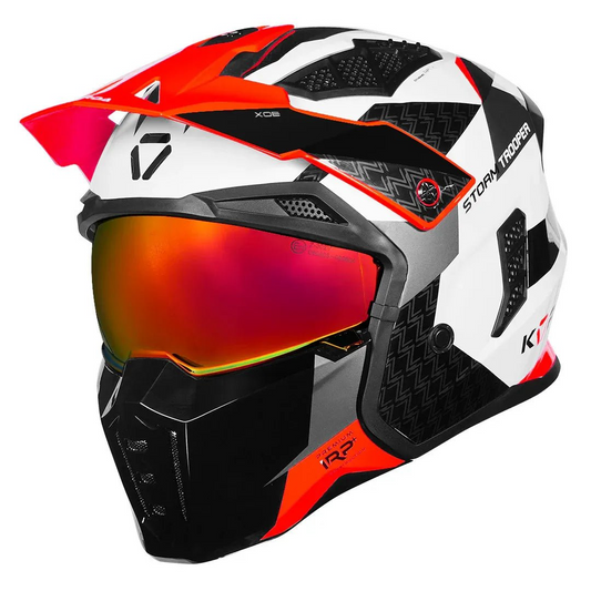 Korda StormTrooper XOE White Red Modular - Helmet