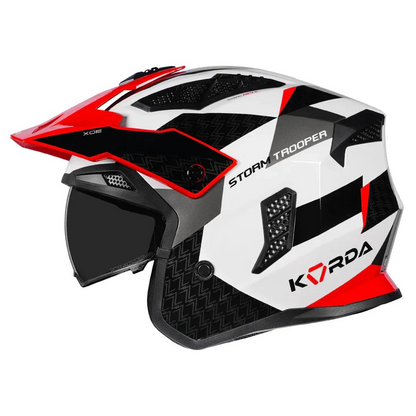 Korda StormTrooper XOE White Red Modular - Helmet