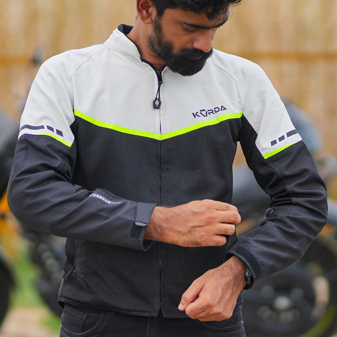 Korda Street Riding Jacket -  Fluorescent Yellow