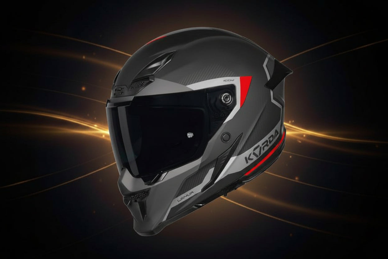 Korda Icon Lemur Helmet (Matt Red)