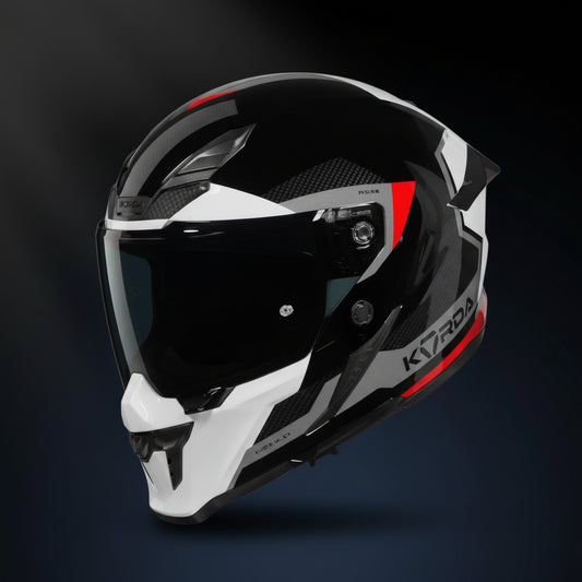 Korda Icon Tokio Helmet (Gloss White & Red)
