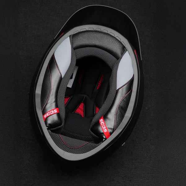 Korda Sonic GP Zhark Helmet (Gloss Black & White)