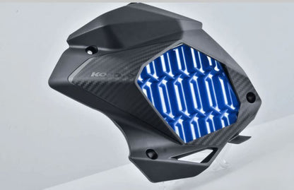Koso Radiator Guard For Yamaha Aerox (Blue)