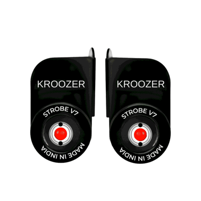 Kroozer Strobe Lights for motorcycles - V7.0 Pro with Brake Mode