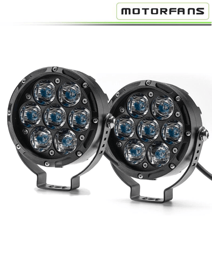 Motorfans L7 65W Fully Dimmable 6500K 7500LM Spot Beam LED Auxiliary Light - Spot - Riders Junction