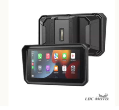 LBC Moto BM6 BMW wireless navigation with AA Carplay compatible with OEM Nav cradle & wonder wheel support