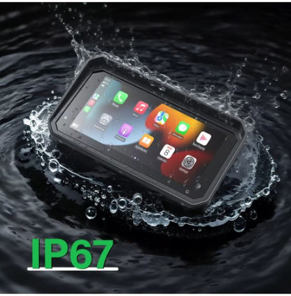 LBC Moto BM6 BMW wireless navigation with AA Carplay compatible with OEM Nav cradle &amp; wonder wheel support