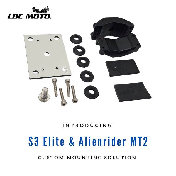 LBC Moto-Custom Mounting Solution for S3 Elite and Alienrider MT2