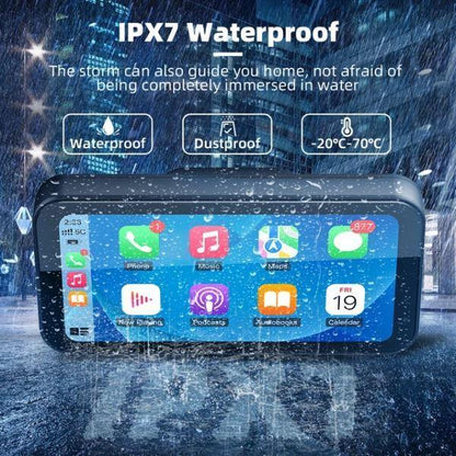 LBC Moto-Display Only Model S3P Lite 6.25 inch Motorcycle Navigation with Carplay 2K HD Screen Only with Handlebar Remote