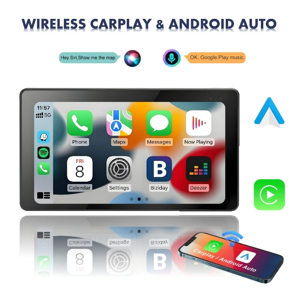 LBC Moto-S5 Pro BMW (GS750-1300) Only Motorcycle Navigation System with Wireless AACarplay-(S5 Pro Navigation Only 6.5 Inch)