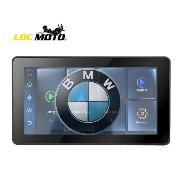 LBC Moto-S5 Pro BMW (GS750-1300) Only Motorcycle Navigation System with Wireless AA/Carplay-(Cameras)