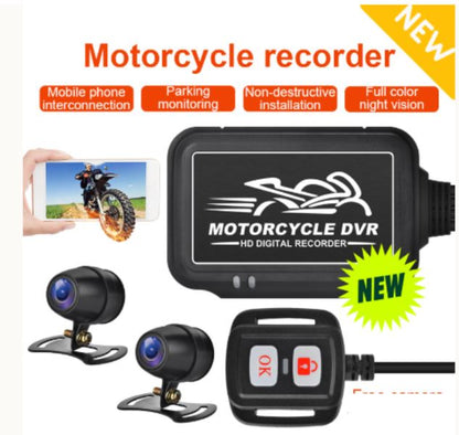 LBC Moto SE3 Motorcycle Dash Cam without Display HD 1080p dual camera