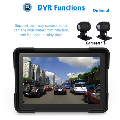 LBC Moto-Display Only Model S3P Lite 6.25 inch Motorcycle Navigation with Carplay 2K HD Screen Only with Handlebar Remote