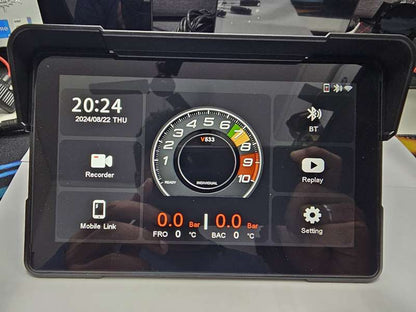 LBC Moto-Universal S722 V533 CPU Wireless Navigation 7"Touch Screen GPS Camera Remote and TPMS