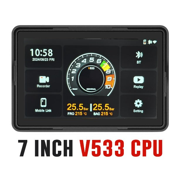 LBC Moto-Universal S722 V533 CPU Wireless Navigation 7"Touch Screen GPS Camera Remote and TPMS