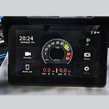 LBC Moto-Universal S722 V533 CPU Wireless Navigation 7"Touch Screen GPS Camera Remote and TPMS