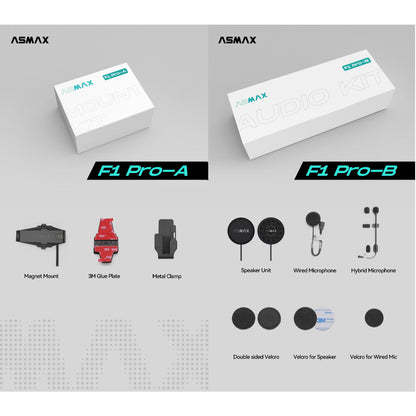 LBC Moto ASMAX Future1 Additional Audio and Helmet Kit