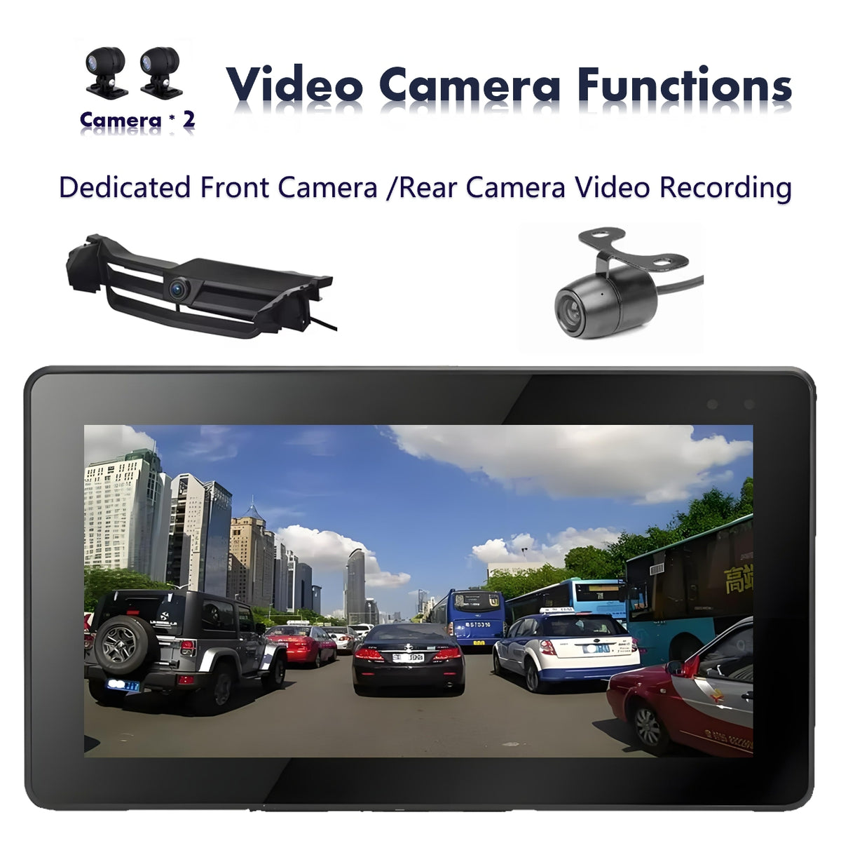 LBC Moto BMW S5 PRO (5.5 Inch) Display Dashcam Series with BMW Bracket