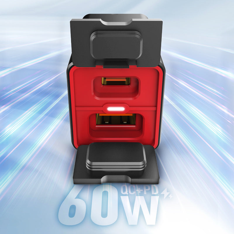 LBC Moto LDNIO C108 60W Fast Moto Charger