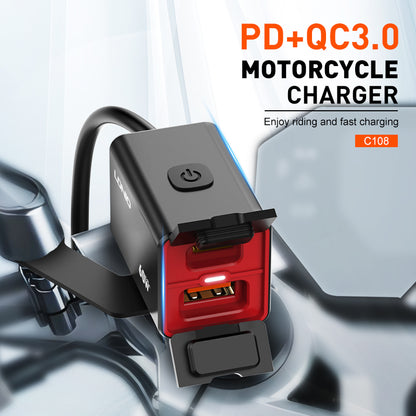 LBC Moto LDNIO C108 60W Fast Moto Charger 