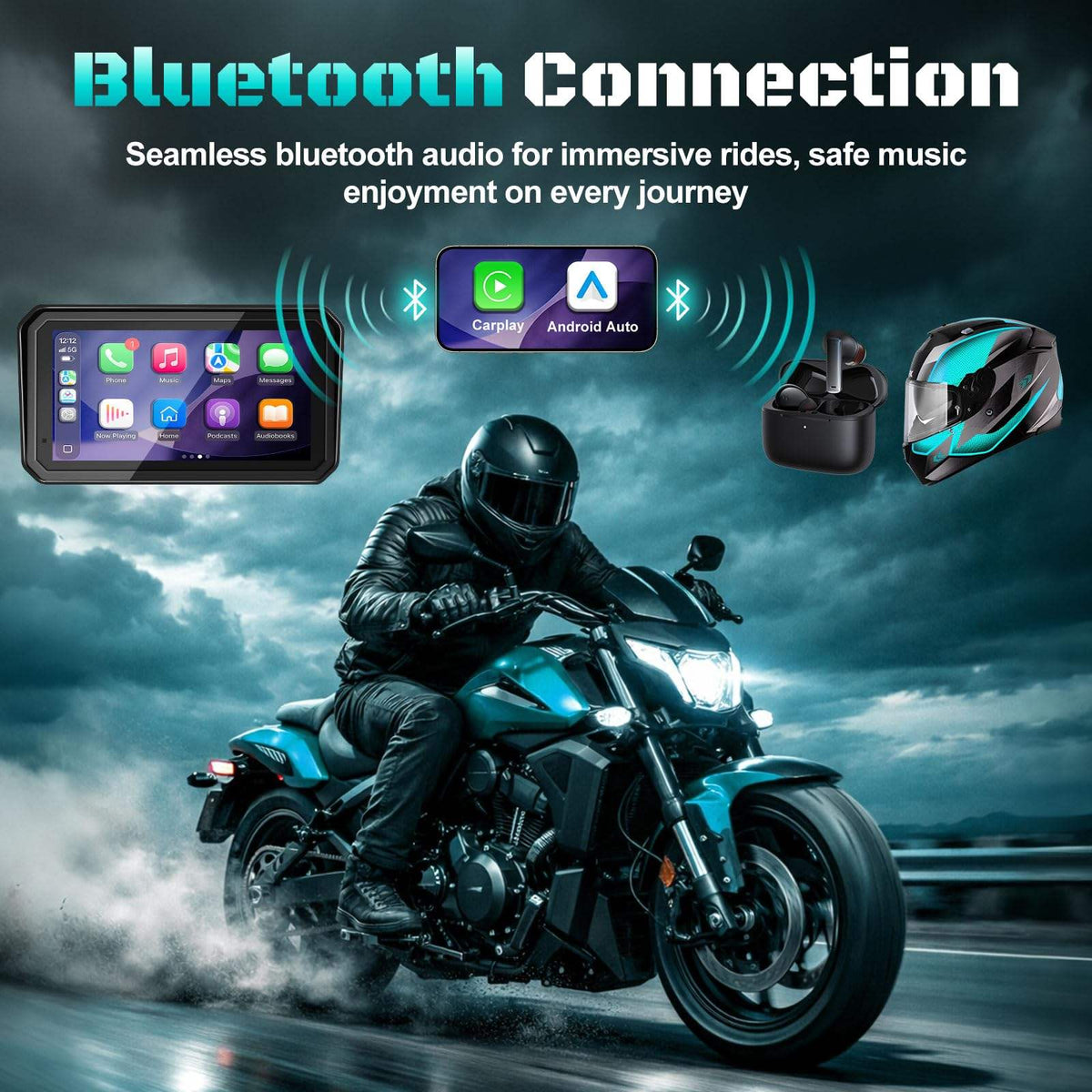 LBC Moto Universal MAG Quick Release M3 ELITE (6 Inch) Dashcam Series,TPMS