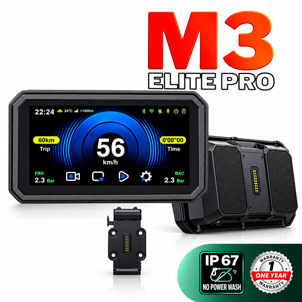 LBC Moto Universal Plug and Play M3 Elite Pro (6 Inch) Dashcam series,TPMS