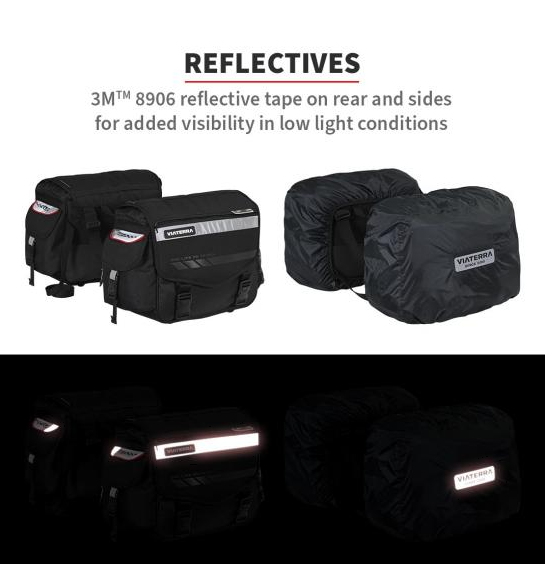 LEH 100% Waterproof Saddle Bags - ViaTerra - Riders Junction
