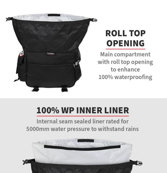 LEH 100% Waterproof Saddle Bags - ViaTerra - Riders Junction