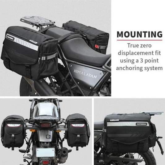 LEH 100% Waterproof Saddle Bags - ViaTerra - Riders Junction