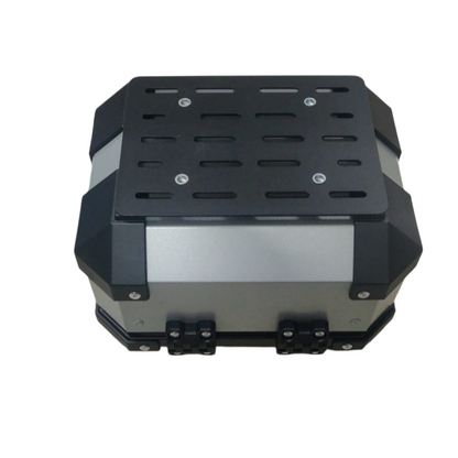 LGP 10 litres Aluminium Top Box Silver ( Fits All Motorcycles )-LGP11210