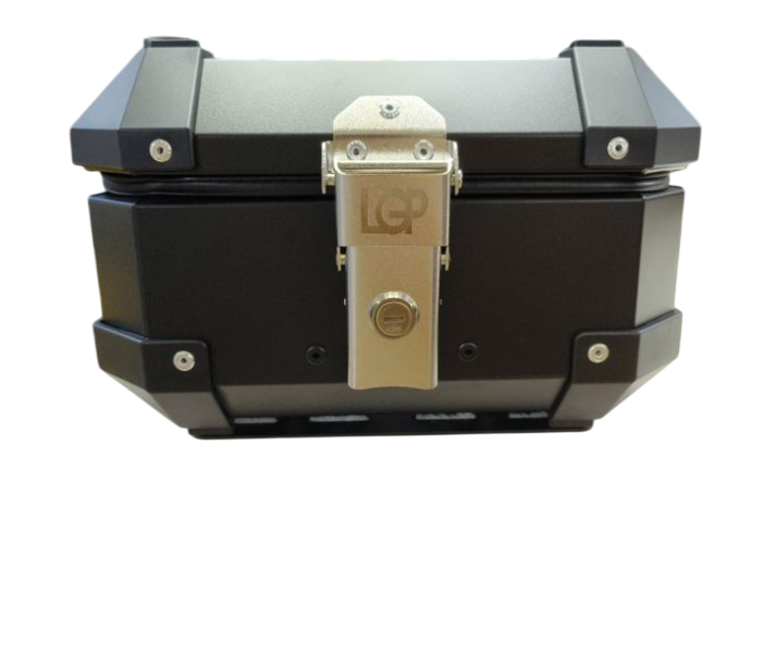 LGP-10 litres Aluminium Top Box black ( Fits All Motorcycles )-LGP11209