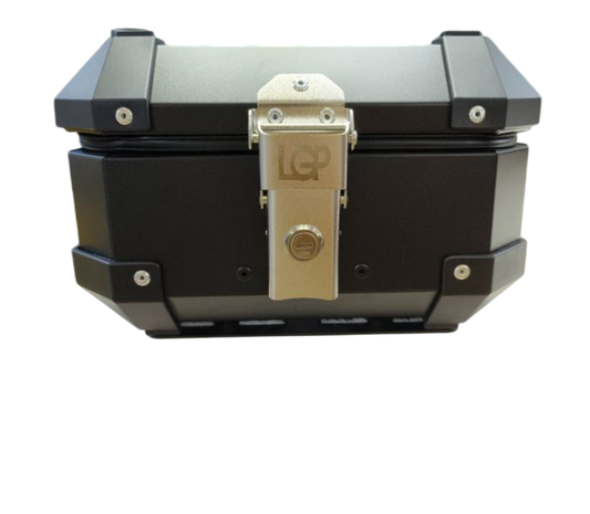 LGP-10 litres Aluminium Top Box black ( Fits All Motorcycles )-LGP11209