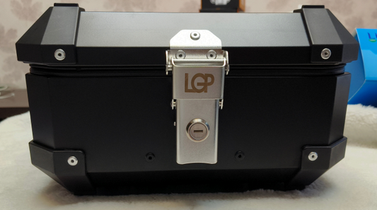 LGP 15 Litre aluminium Top Box LGP Ideal of daily commutes Short tour Black Compatible For All Motorcycles