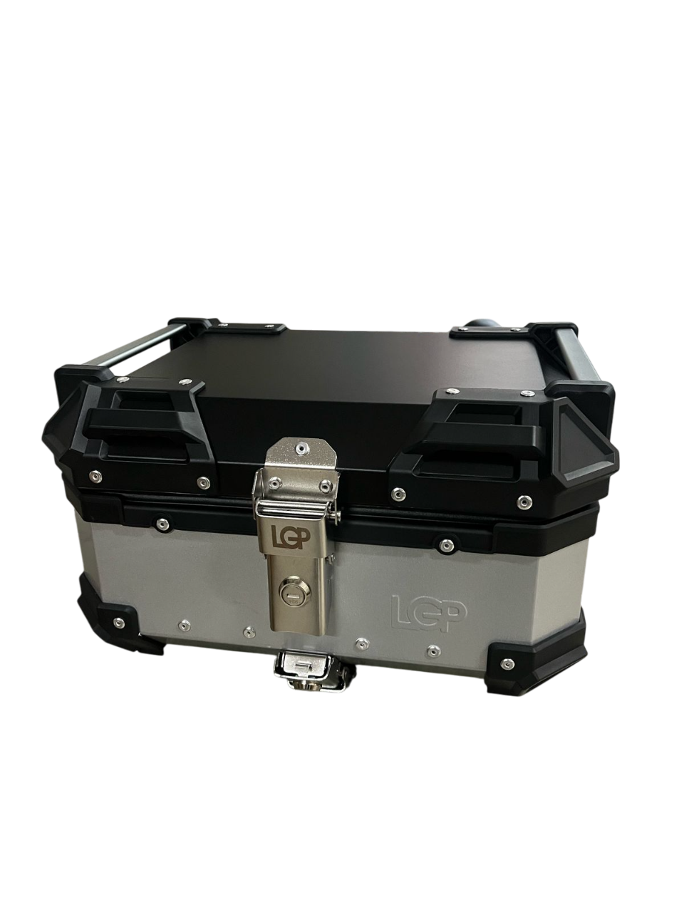 LGP 25 Litres Aluminium Top Box Silver ( Fits All Motorcycles )-LGP1196