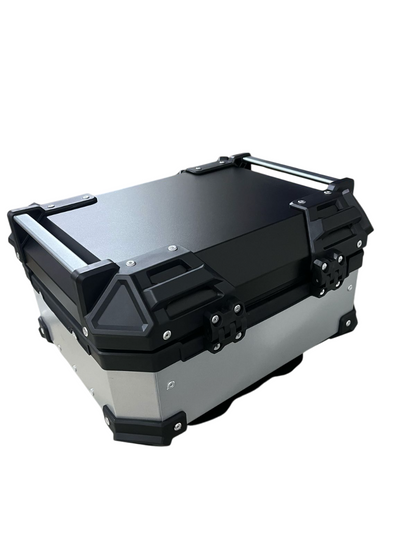 LGP 25 Litres Aluminium Top Box | Silver ( Fits All Motorcycles )-LGP1196