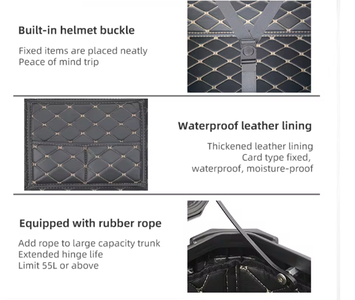 LGP 25 Litres Aluminium Top Box With Graphics Universal 2.0 ( Fits All Motorcycles )-ACS11900