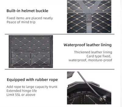 LGP 25 Litres Aluminium Top Box With Graphics Universal 2.0 ( Fits All Motorcycles )-ACS11900